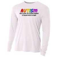 Autism Definition Helps Offset The Excessive Number Of Boring People On Earth Cooling Performance Long Sleeve Crew