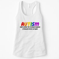 Autism Definition Helps Offset The Excessive Number Of Boring People On Earth Womens Tank Top