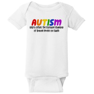 Autism Definition Helps Offset The Excessive Number Of Boring People On Earth Baby Bodysuit