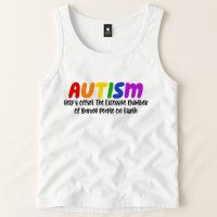 Autism Definition Helps Offset The Excessive Number Of Boring People On Earth Tank Top