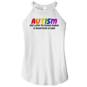 Autism Definition Helps Offset The Excessive Number Of Boring People On Earth Women's Perfect Tri Rocker Tank