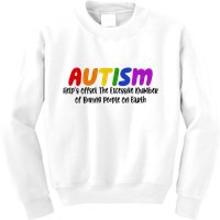 Autism Definition Helps Offset The Excessive Number Of Boring People On Earth Kids Sweatshirt