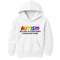 Autism Definition Helps Offset The Excessive Number Of Boring People On Earth Kids Hoodie