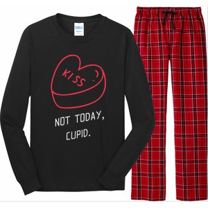 AntivalentineS Day Heart Not Today Cupid Cute Gift Long Sleeve Pajama Set