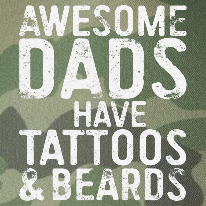 Awesome Dads Have Tattoos And Beards Fathers Day Legacy Tie Dye Trucker Hat