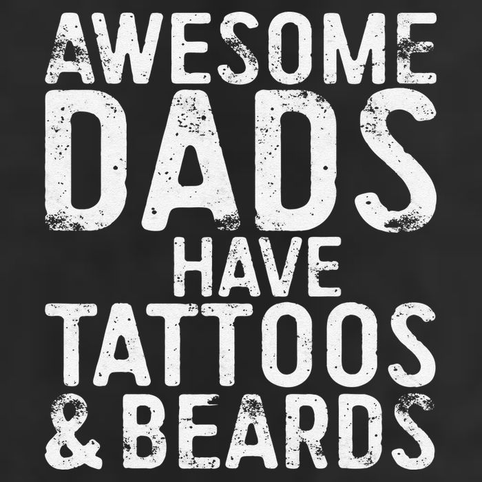 Awesome Dads Have Tattoos And Beards Fathers Day Cool Comfort Performance Bucket Hat