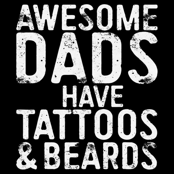 Awesome Dads Have Tattoos And Beards Fathers Day Wool Snapback Cap