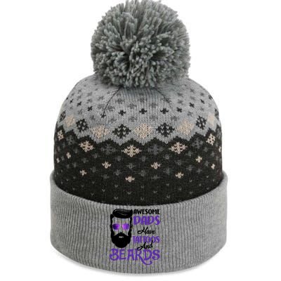 Awesome Dads Have Tattoos And Beards The Baniff Cuffed Pom Beanie