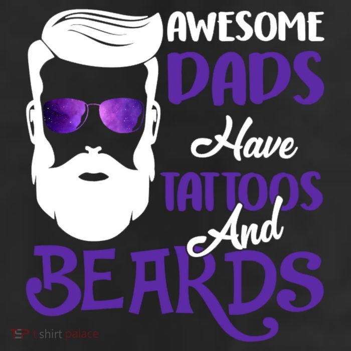 Awesome Dads Have Tattoos And Beards 25L Jumbo Tote
