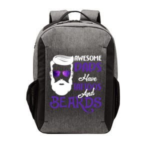 Awesome Dads Have Tattoos And Beards Vector Backpack