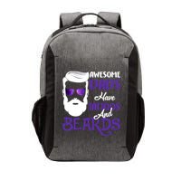 Awesome Dads Have Tattoos And Beards Vector Backpack