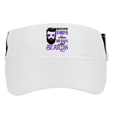 Awesome Dads Have Tattoos And Beards Adult Drive Performance Visor