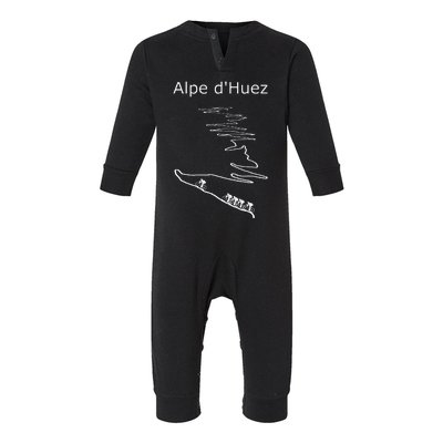 Alpe D Huez In France Cycling Design For Men And Women Infant Fleece One Piece