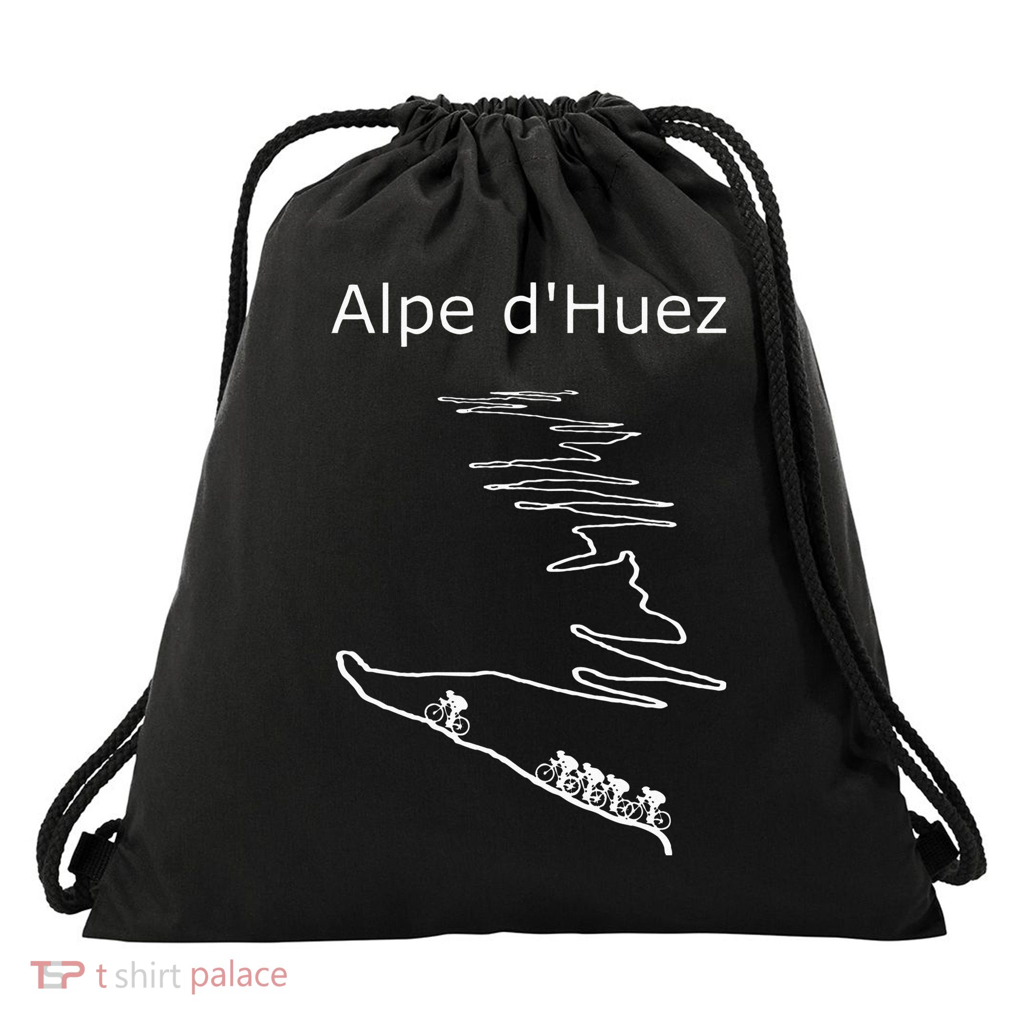 Alpe D Huez In France Cycling Design For Men And Women Drawstring Bag