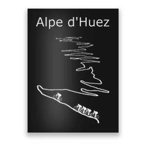 Alpe D Huez In France Cycling Design For Men And Women Poster