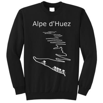 Alpe D Huez In France Cycling Design For Men And Women Tall Sweatshirt
