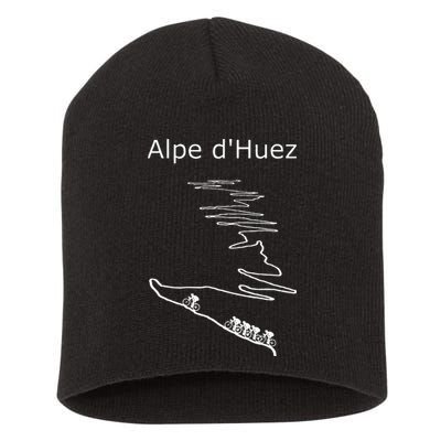 Alpe D Huez In France Cycling Design For Men And Women Short Acrylic Beanie
