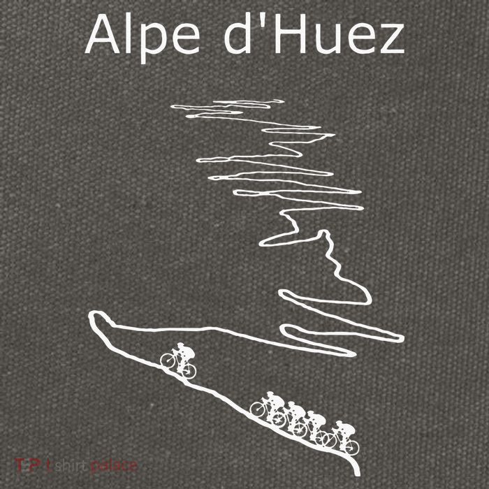 Alpe D Huez In France Cycling Design For Men And Women Cotton Canvas Backpack