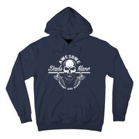 Awesome Dads Have Tattoos And Beards Funny Father Dad Hoodie