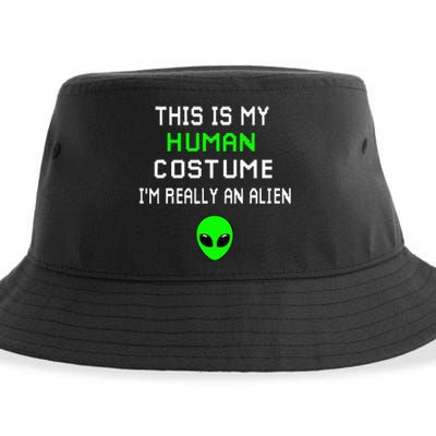 Alien Disguise Hilariously Weird Costume Sustainable Bucket Hat