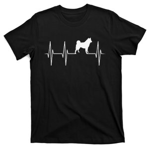 Akita Dog Heartbeat Dog Lover Gift mother's day T-Shirt