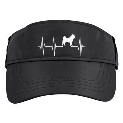 Akita Dog Heartbeat Dog Lover Gift mother's day Adult Drive Performance Visor