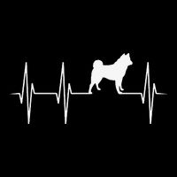 Akita Dog Heartbeat Dog Lover Gift mother's day Women's V-Neck T-Shirt