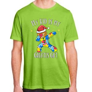 Autistic Dabbing Happy Gingerbread Mom Autism Awareness Gift Adult ChromaSoft Performance T-Shirt