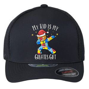 Autistic Dabbing Happy Gingerbread Mom Autism Awareness Gift Flexfit Unipanel Trucker Cap