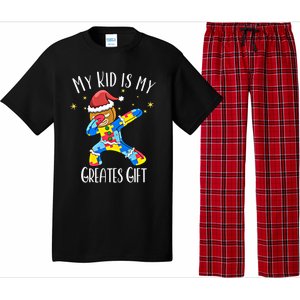 Autistic Dabbing Happy Gingerbread Mom Autism Awareness Gift Pajama Set