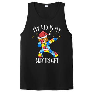 Autistic Dabbing Happy Gingerbread Mom Autism Awareness Gift PosiCharge Competitor Tank