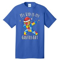 Autistic Dabbing Happy Gingerbread Mom Autism Awareness Gift Tall T-Shirt