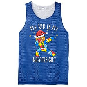 Autistic Dabbing Happy Gingerbread Mom Autism Awareness Gift Mesh Reversible Basketball Jersey Tank