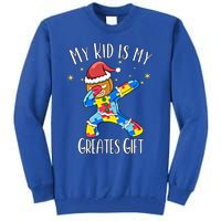 Autistic Dabbing Happy Gingerbread Mom Autism Awareness Gift Tall Sweatshirt