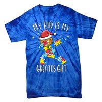 Autistic Dabbing Happy Gingerbread Mom Autism Awareness Gift Tie-Dye T-Shirt