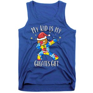 Autistic Dabbing Happy Gingerbread Mom Autism Awareness Gift Tank Top