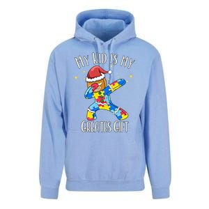 Autistic Dabbing Happy Gingerbread Mom Autism Awareness Gift Unisex Surf Hoodie