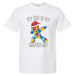 Autistic Dabbing Happy Gingerbread Mom Autism Awareness Gift Garment-Dyed Heavyweight T-Shirt