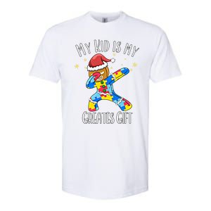 Autistic Dabbing Happy Gingerbread Mom Autism Awareness Gift Softstyle CVC T-Shirt