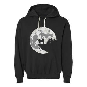 AKITA Dog Halloween Design Apparel Garment-Dyed Fleece Hoodie