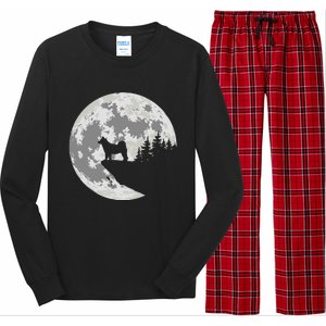 AKITA Dog Halloween Design Apparel Long Sleeve Pajama Set