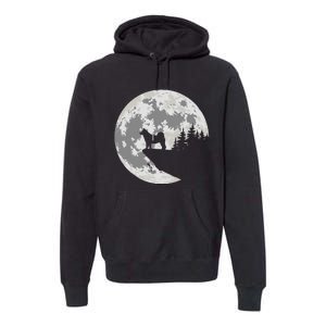 AKITA Dog Halloween Design Apparel Premium Hoodie