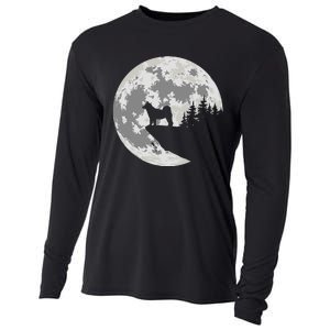 AKITA Dog Halloween Design Apparel Cooling Performance Long Sleeve Crew