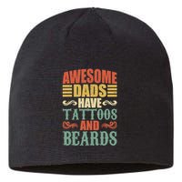 Awesome Dads Have Tattoos And Beards For Fathers Day Sustainable Beanie