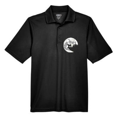 AKITA Dog Halloween Design Apparel Men's Origin Performance Pique Polo