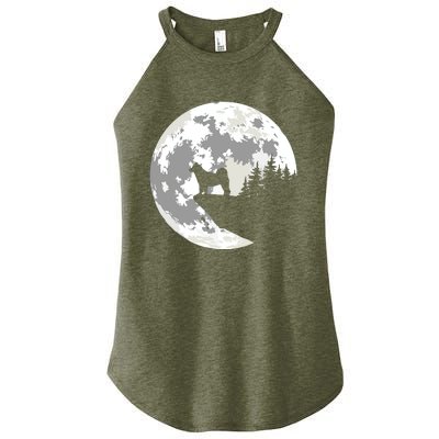 AKITA Dog Halloween Design Apparel Women’s Perfect Tri Rocker Tank