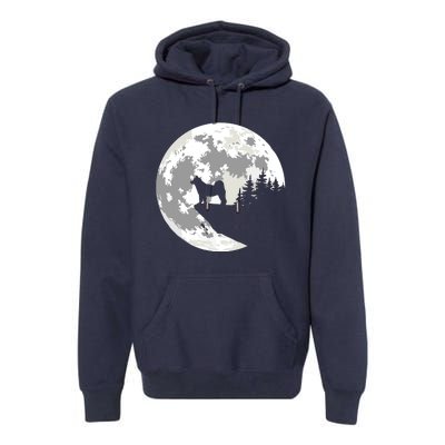 AKITA Dog Halloween Design Apparel Premium Hoodie