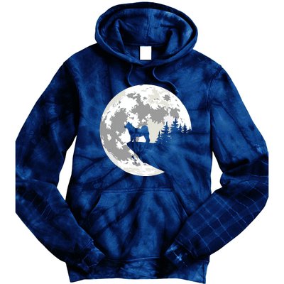 AKITA Dog Halloween Design Apparel Tie Dye Hoodie