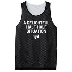 A Delightful Half Half Situation Mesh Reversible Basketball Jersey Tank