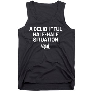 A Delightful Half Half Situation Tank Top